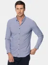 Robert Graham Perrin Long Sleeve Button Down Shirt In Navy