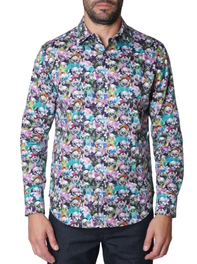 Robert Graham Perry Long Sleeve Button Down Shirt In Multi