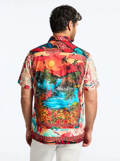 Robert Graham Pescaia Short Sleeve Button Down Shirt In Multi