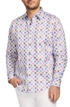 Robert Graham Peterman Geo Print Cotton Dress Shirt In Neutral