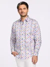 Robert Graham Peterman Geo Print Cotton Dress Shirt In Multi