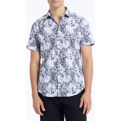 Robert Graham Pickwick Short Sleeve Button-up Shirt In Multi