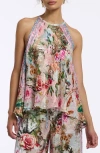 Robert Graham Pippa Floral Silk Blend Shell In Multi