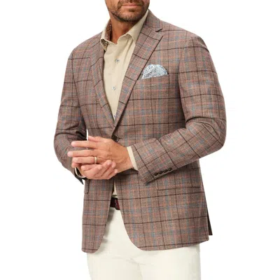 Robert Graham Plaid Sport Coat In Brown