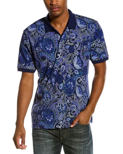 Robert Graham Polo Shirt In Blue