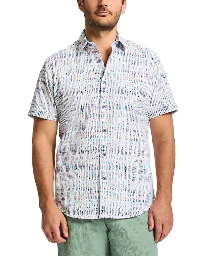 Robert Graham Ponza Woven Shirt In Blue/white Multi