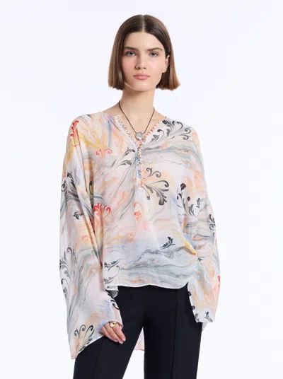 Robert Graham Poppy Long Sleeve Shirt In Multi