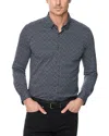 Robert Graham Crossbones Cotton Button-up Knit Shirt In Black