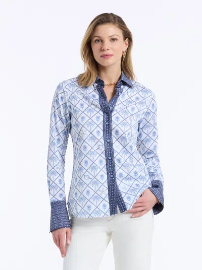 Robert Graham Priscilla Long Sleeve Shirt In Multi