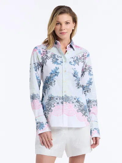 Robert Graham Priscilla Long Sleeve Shirt In Multi