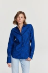 Robert Graham Priscilla Shirt In Navy