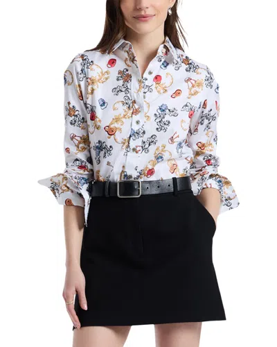 Robert Graham Priscilla Long Sleeve Woven Shirt In Multi