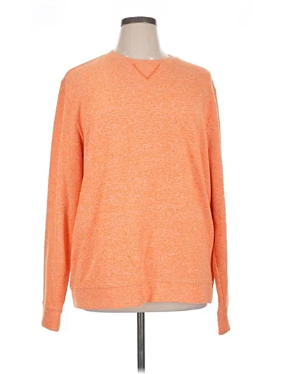 Pre-owned Robert Graham Pullover Sweater In Orange