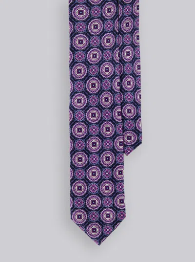 Robert Graham Purple Geo Tie In Blue