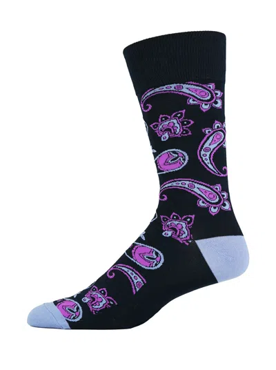 Robert Graham Purple Paisley Socks