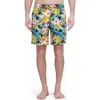 Robert Graham Quickdry Boxer Board Shorts In Orange