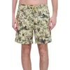 Robert Graham Quickdry Boxer Board Shorts In Safari