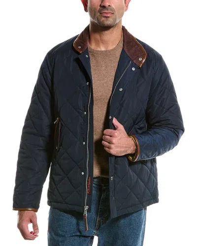 Robert Graham Quilted Jacket In Blue