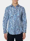 Robert Graham Raney Long Sleeve Button Down Shirt In Blue