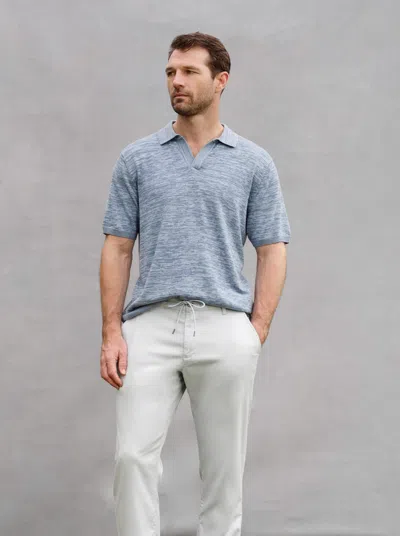 Robert Graham Raydon Short Sleeve Sweater In Blue