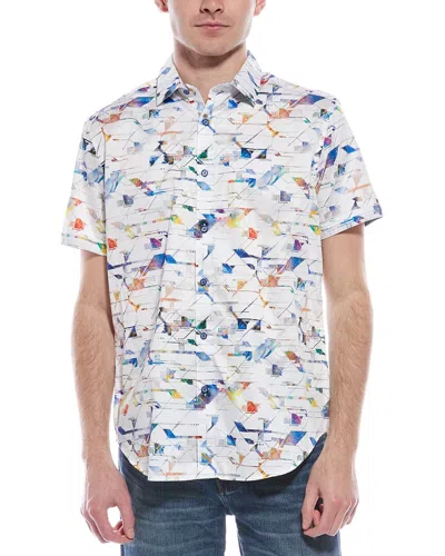 Robert Graham Raymond Classic Fit Shirt In White