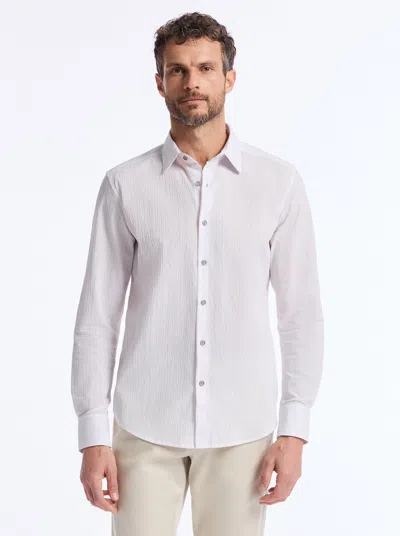 Robert Graham Reabrook Long Sleeve Button Down Shirt In White