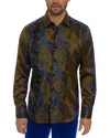 Robert Graham Men's Regal Dreams Limited Edition Silk Sport Shirt In Navy