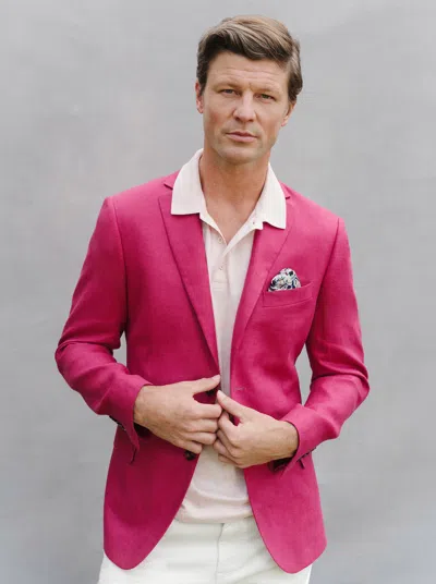 Robert Graham Rempston Blazer In Pink