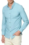 Robert Graham Renley Tailored Fit Solid Button-up Shirt In Blue