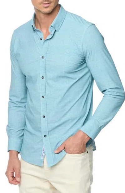 ROBERT GRAHAM ROBERT GRAHAM RENLEY TAILORED FIT SOLID BUTTON-UP SHIRT