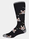 Robert Graham Rg Frenchie Sock In Black