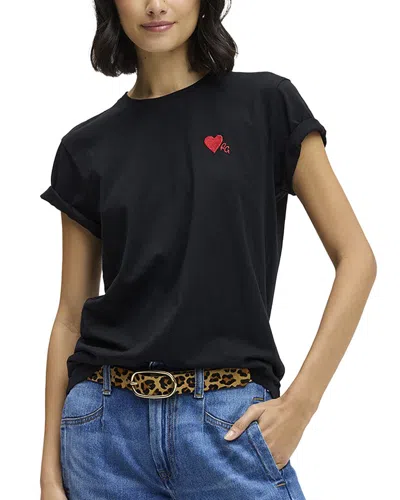 Robert Graham Rg Love Short Sleeve T-shirt In Black