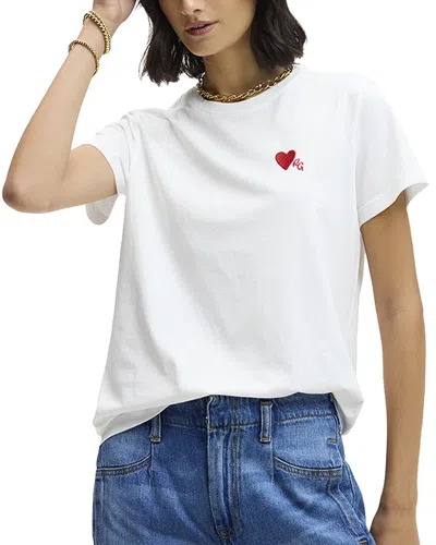 Robert Graham Rg Love Short Sleeve T-shirt In White