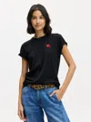 Robert Graham Rg Love Short Sleeve T-shirt In Black