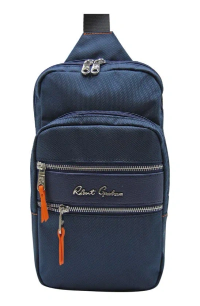 Robert Graham Ricky Sling Bag In Navy