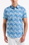Robert Graham Ripon Short Sleeve Cotton Button-up Shirt