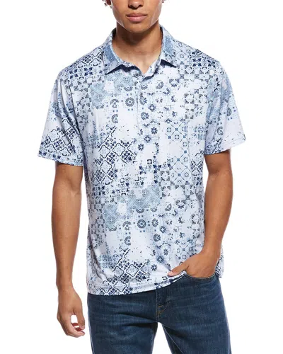Robert Graham Riverside Knit Polo Shirt In Multi