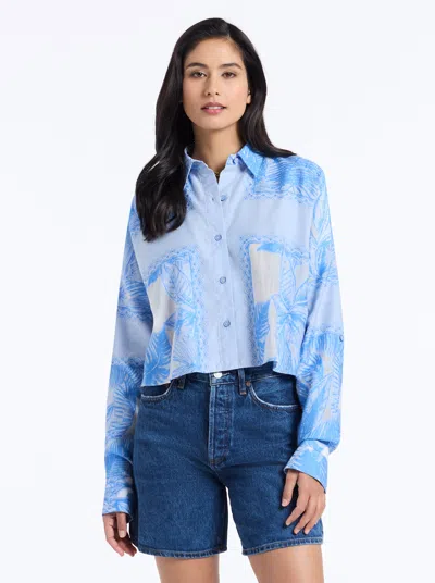 Robert Graham Riviera Long Sleeve Shirt In Blue