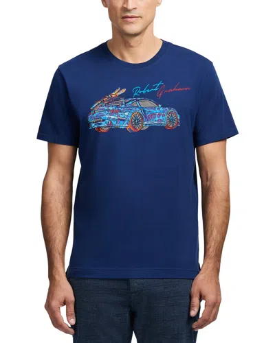 Robert Graham Road Trip Graphic T-shirt In Blue