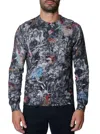 Robert Graham Roaring Long Sleeve Knit Sweater In Multi