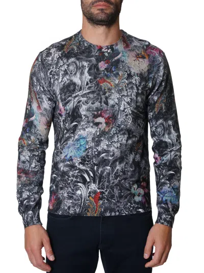 Robert Graham Roaring Long Sleeve Knit Sweater In Multi