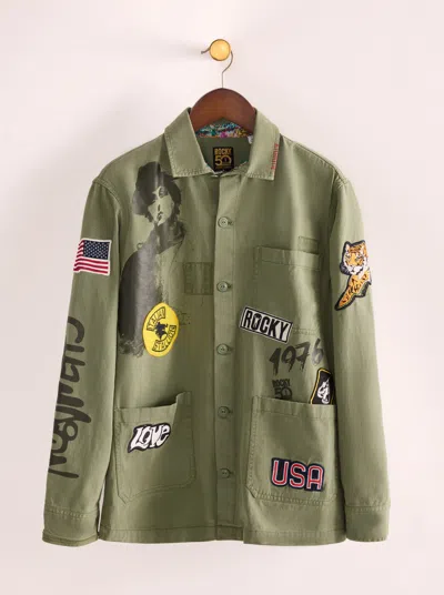 Robert Graham Rocky 50th X  Philly Fighter Jacket In Green