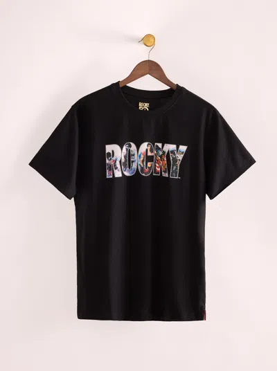 Robert Graham Rocky 50th X  The Rockyverse T-shirt Tall In Black