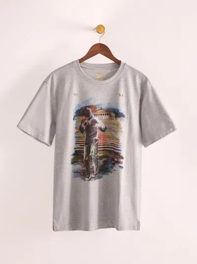 Robert Graham Rocky 50th X  The Steps T-shirt In Gray