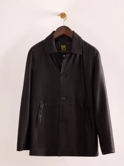 Robert Graham Rocky 50th X  The Underdog Leather Jacket In Brown