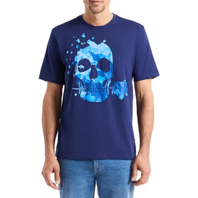 Robert Graham Rose Skull Graphic T-shirt In Animal Print