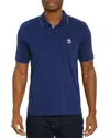 Robert Graham Rossi Short Sleeve Knit Polo Shirt - Exclusive In Navy