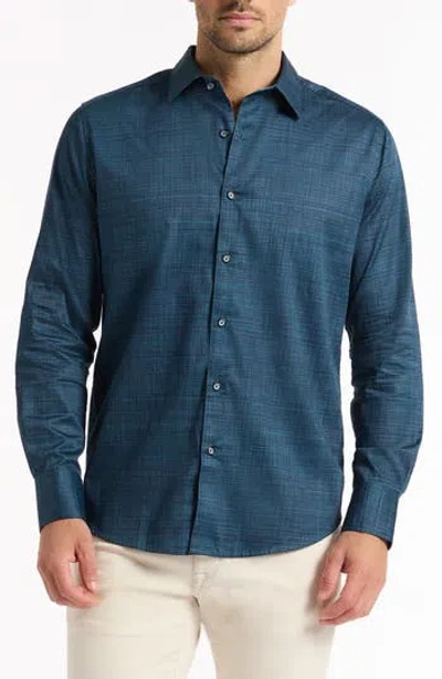 Robert Graham Roth Button-up Shirt In Blue