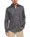 Robert Graham Roth Classic Fit Woven Shirt In Gray
