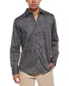 Robert Graham Roth Classic Fit Woven Shirt In Gray